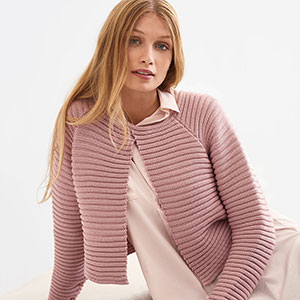 Rosa Damen Kurzjacke
