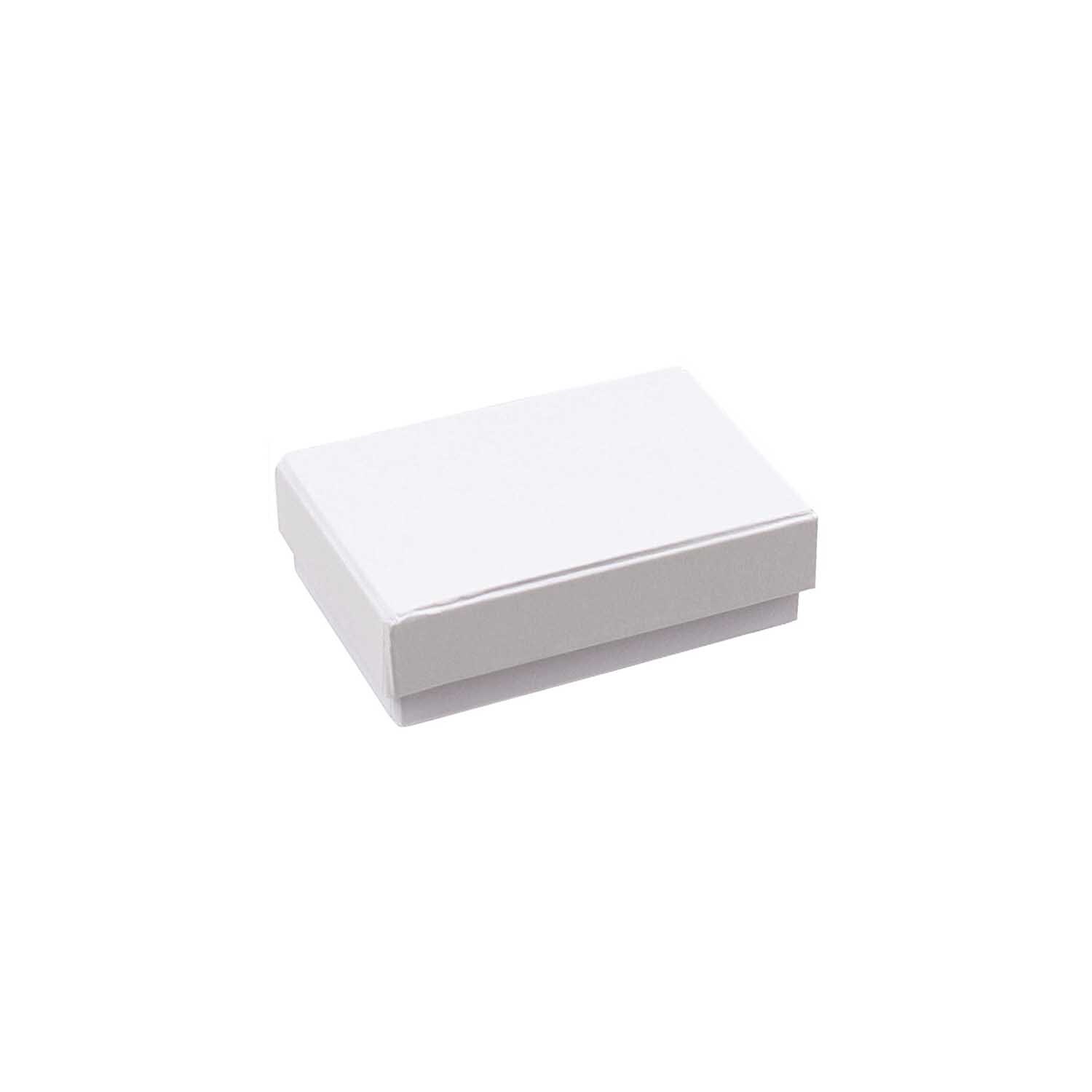 Rechteckbox weiß von Rico Design, schlichtes Design, ideal zur Aufbewahrung kleiner Gegenstände.