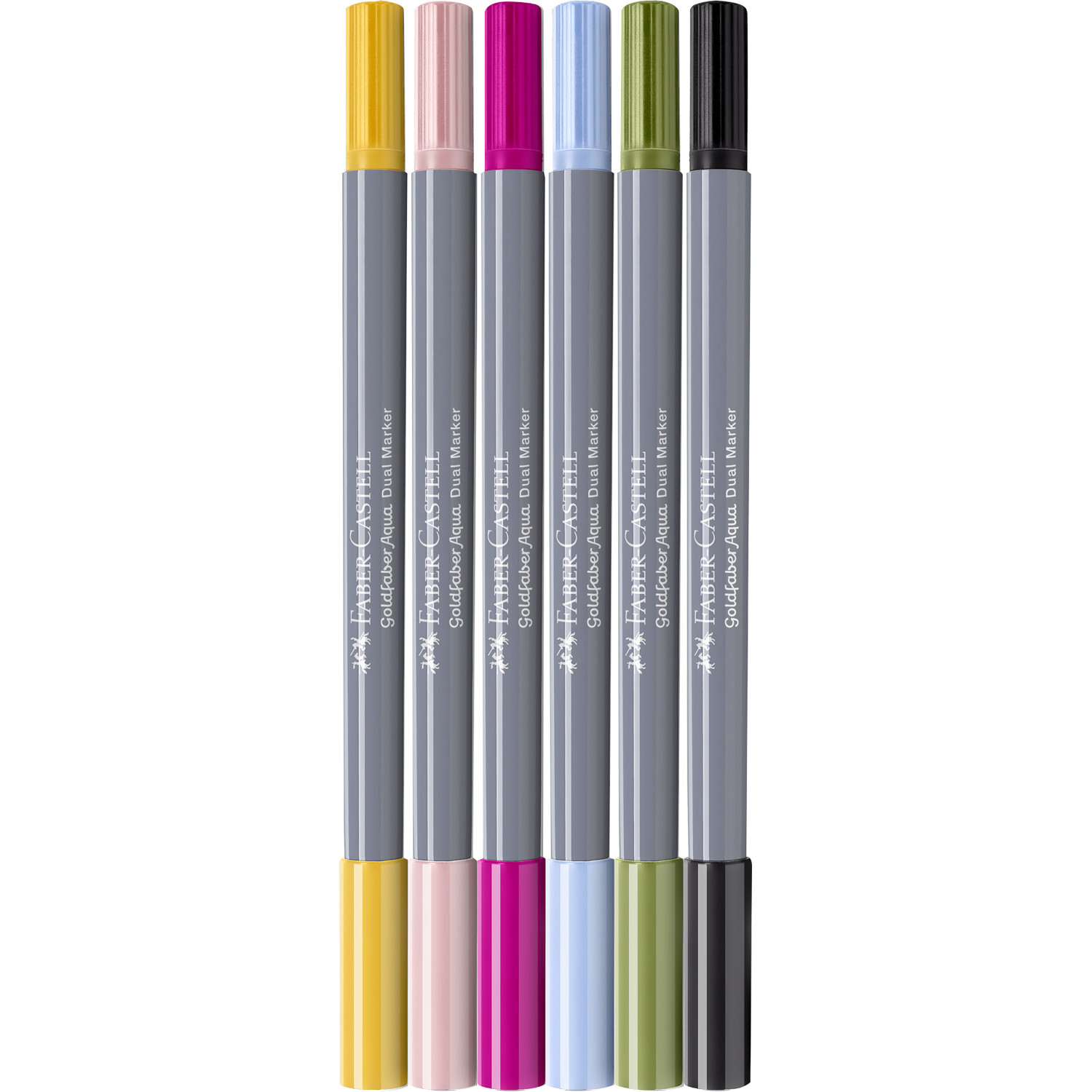 Goldfaber Aqua Dual Marker Lettering Set 6-teilig von Faber-Castell 