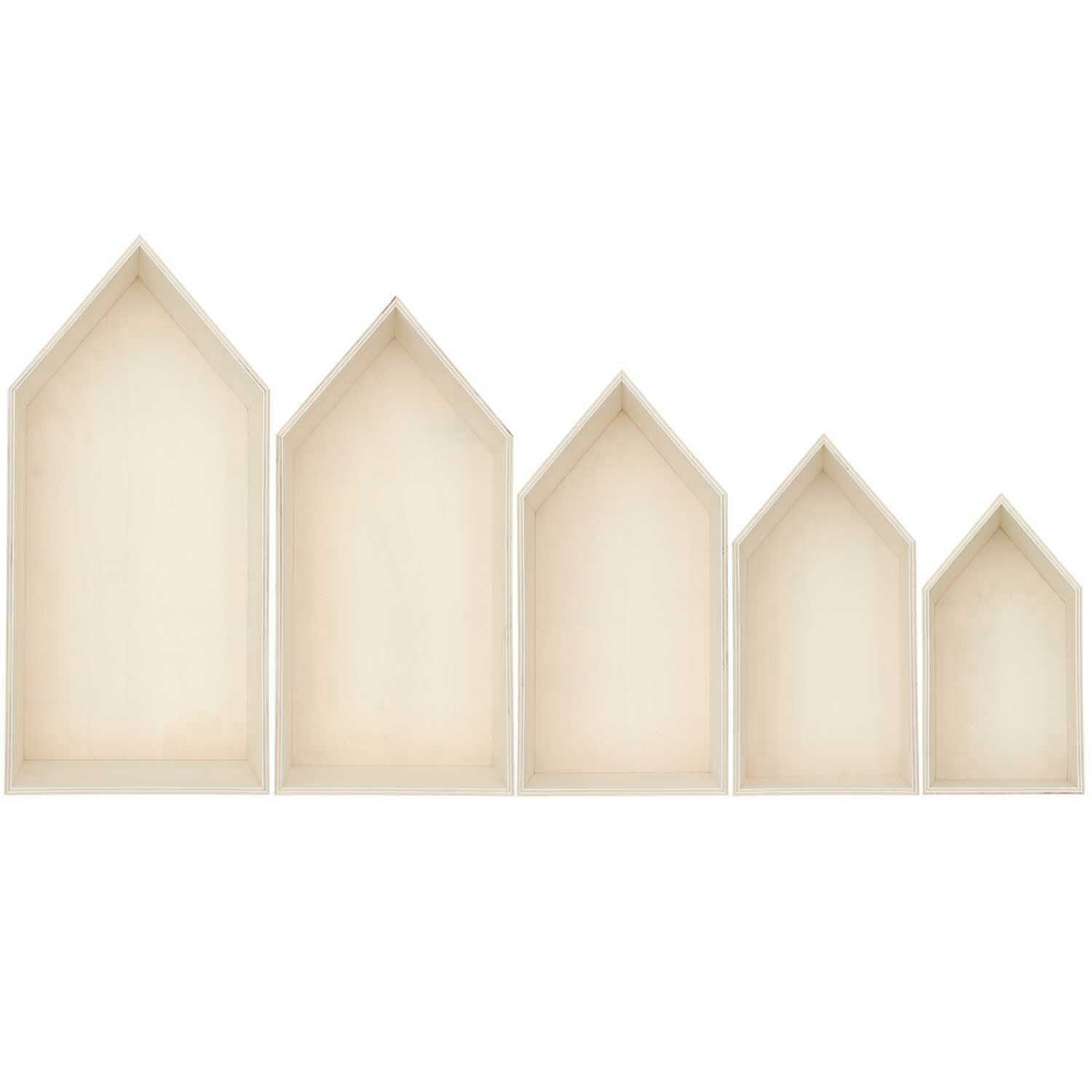 Holz-Deko-Häuser aus Holz von Rico Design