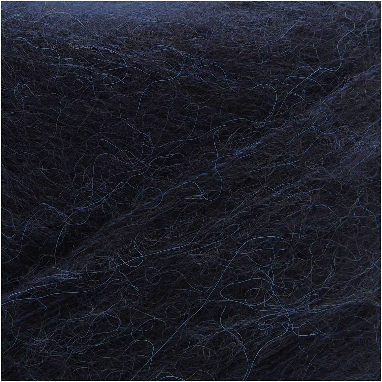 Essentials Baby Alpaca Loves Silk, weiches Garn in Marineblau von Rico Design, ideal für feine Strickprojekte.