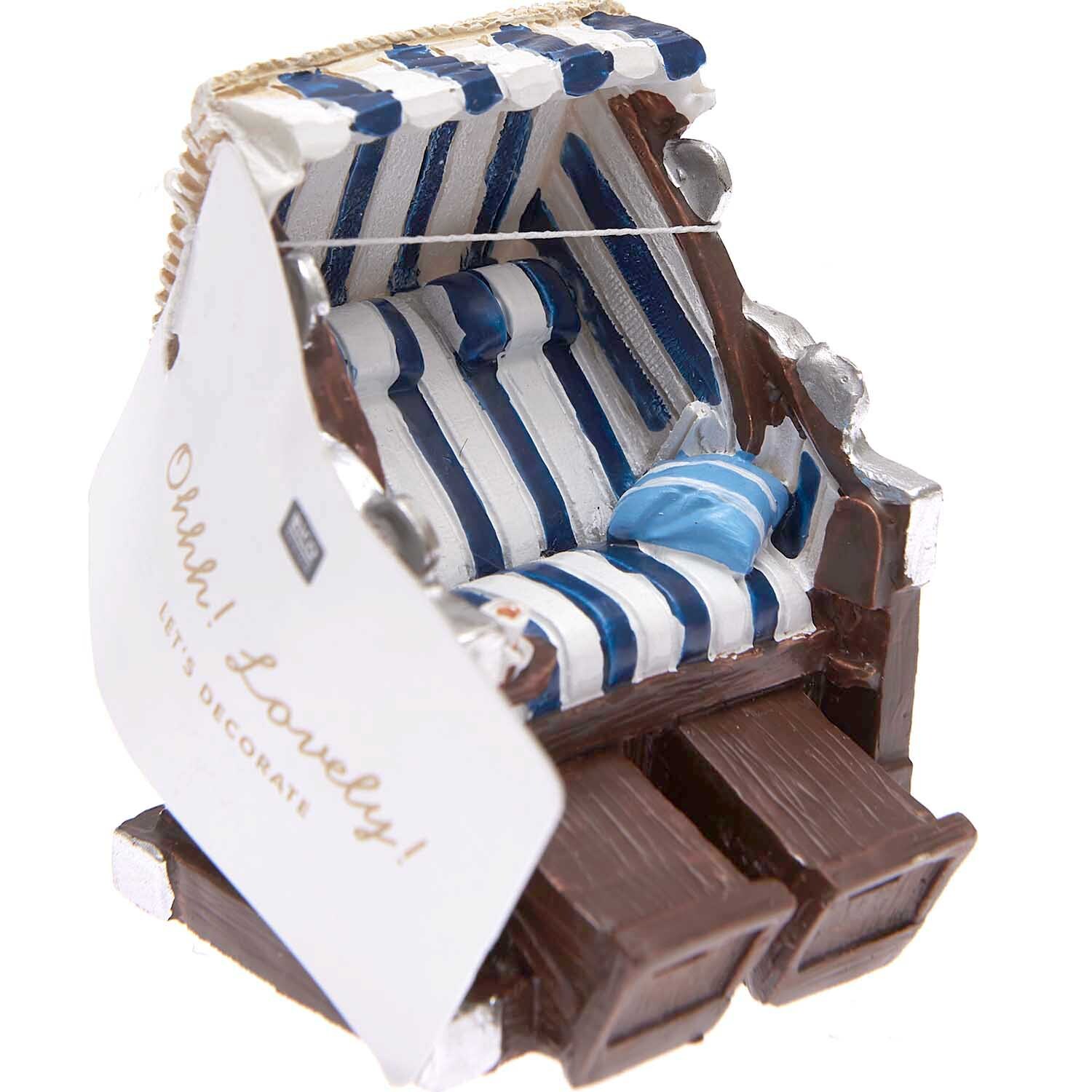 Deko-Strandkorb blau-weiß 5x6,5cm von Rico Design