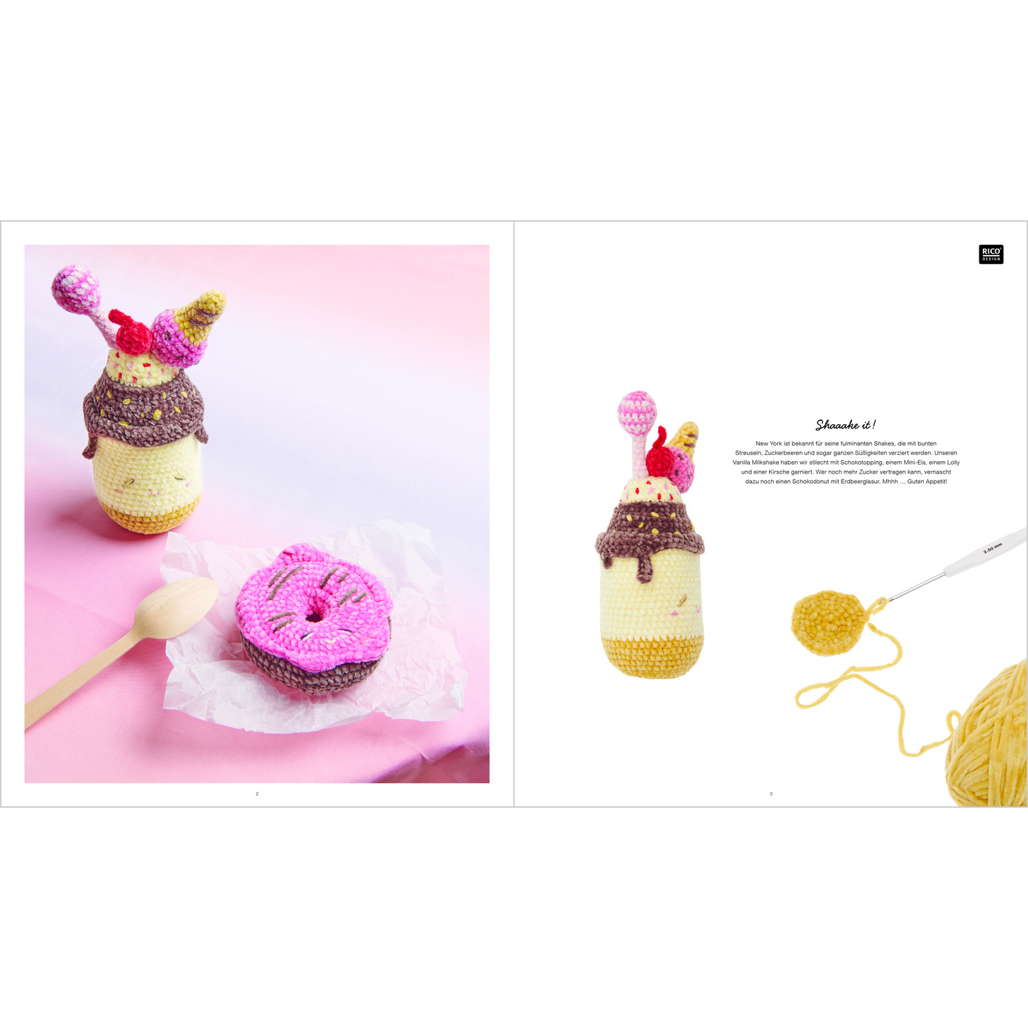Ricorumi New York Bakery  Sprachauswahl deutsch von Rico Design