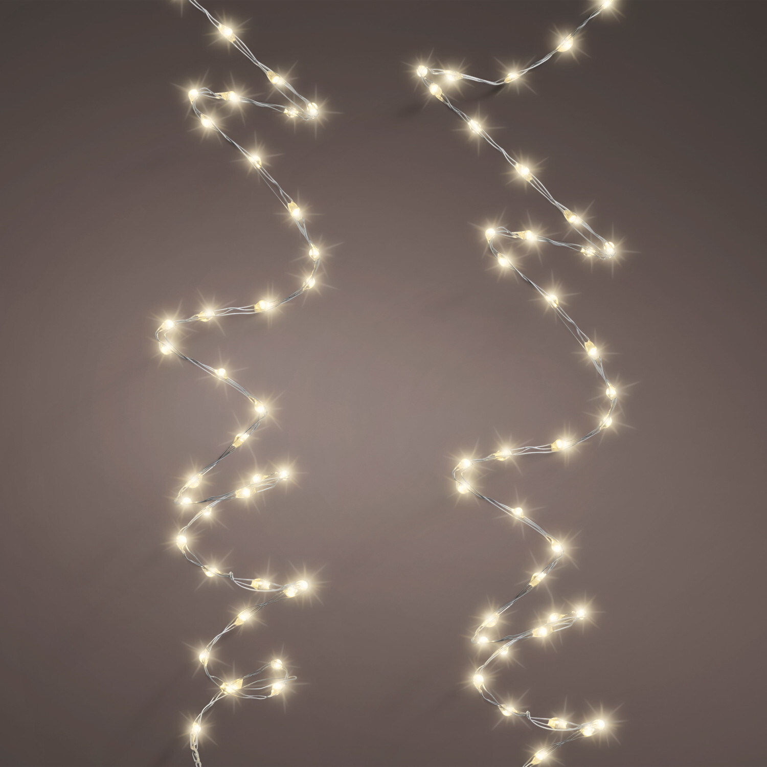 Micro LED extra dichte Lichter, warmweiß, 159cm, ideal für stimmungsvolle Dekorationen.