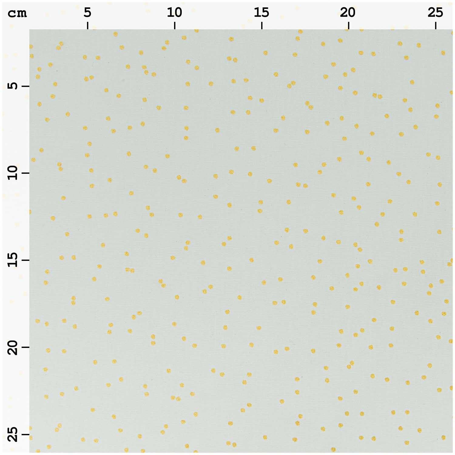 Stoff Punkte mint-gold 140cm von Rico Design