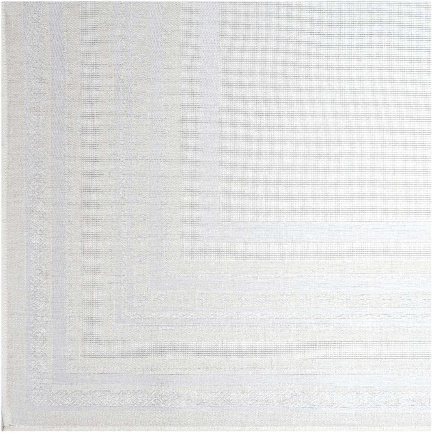 Tischdecke creme 90x90cm von Rico Design in elegantem Weiß, ideal für stilvolle Tischdekorationen.