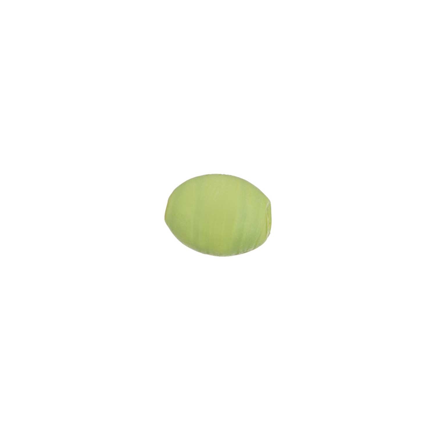 Glasolive 13x10mm 6 Stück in Pistazie Matt von Rico Design, ideal für Schmuckherstellung.