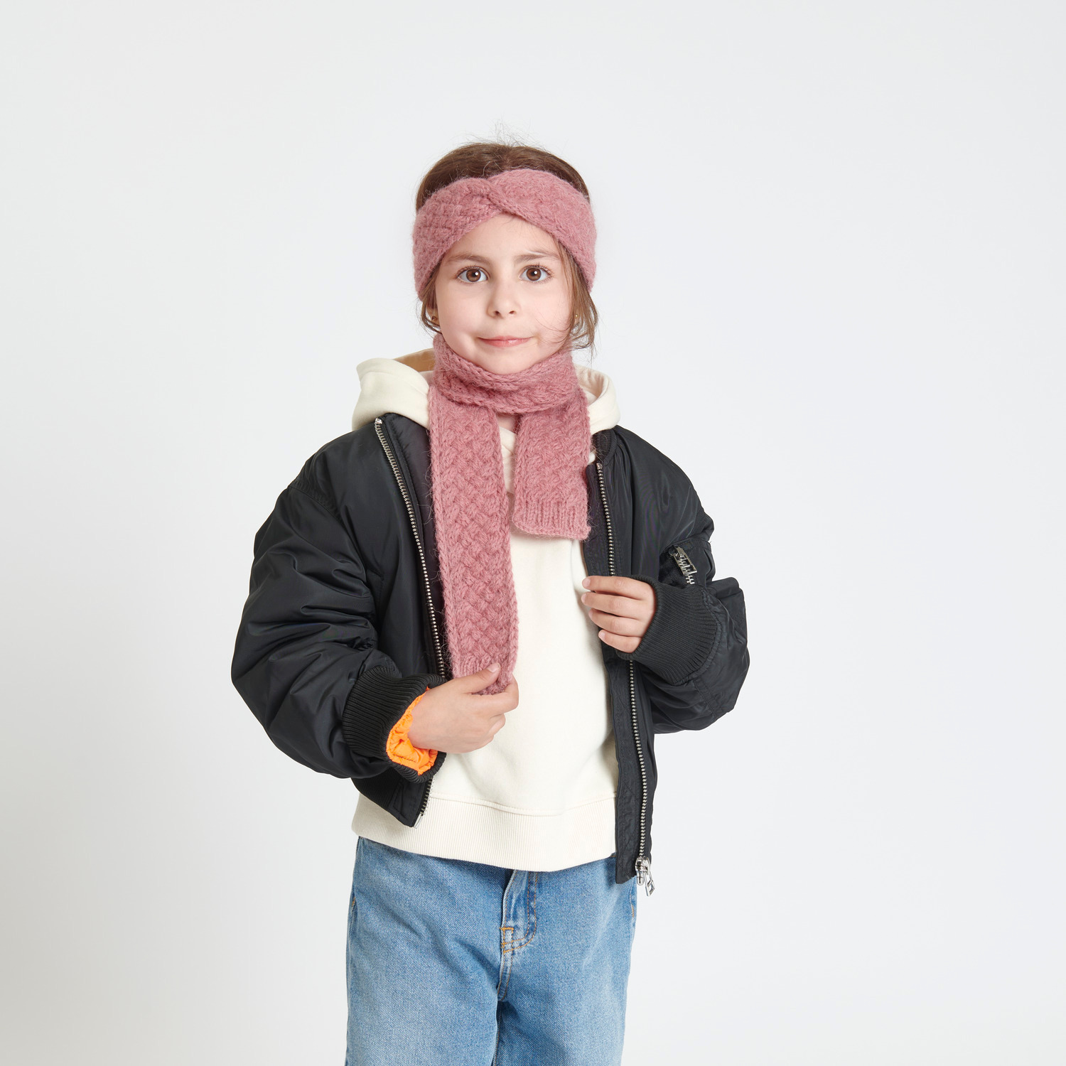 Strickset Stirnband & Mini Tuch Modell 20 & 21 aus Rico Kids 13 von Rico Design