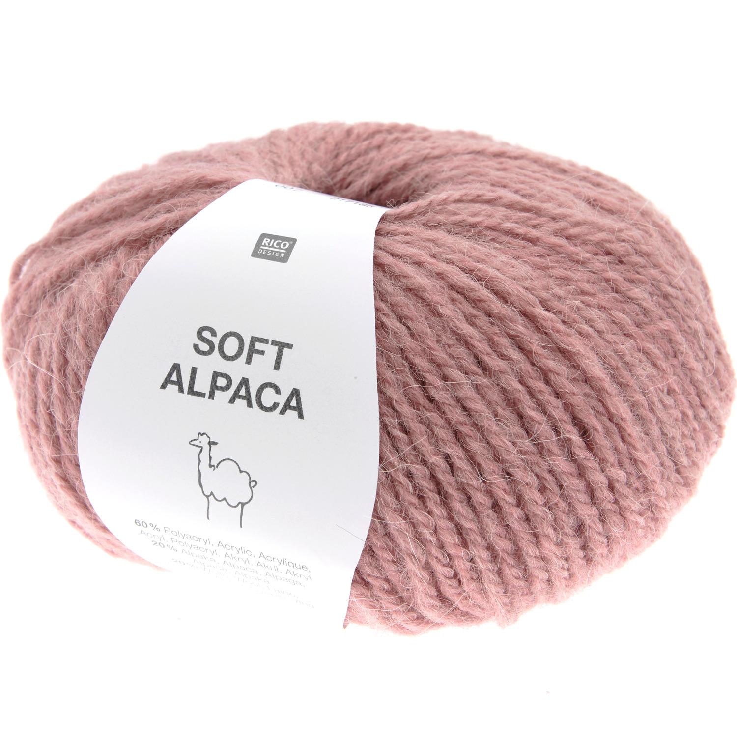 Soft Alpaca 50g 125m Farbe Rosa von Rico Design