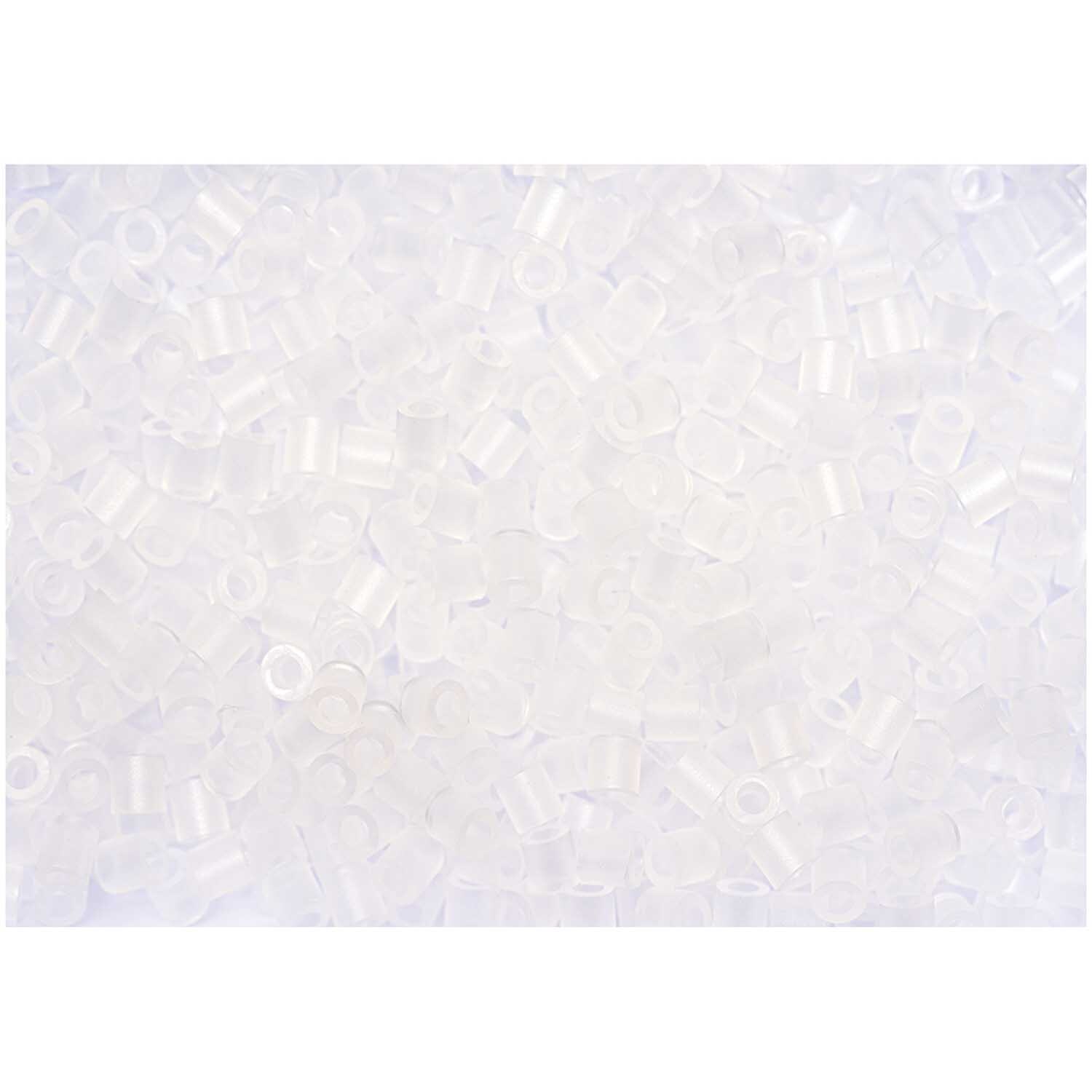 Bügelperlen 5x5mm ca. 1000 Stück, transparent, von Rico Design. Ideal für kreative Bastelprojekte.