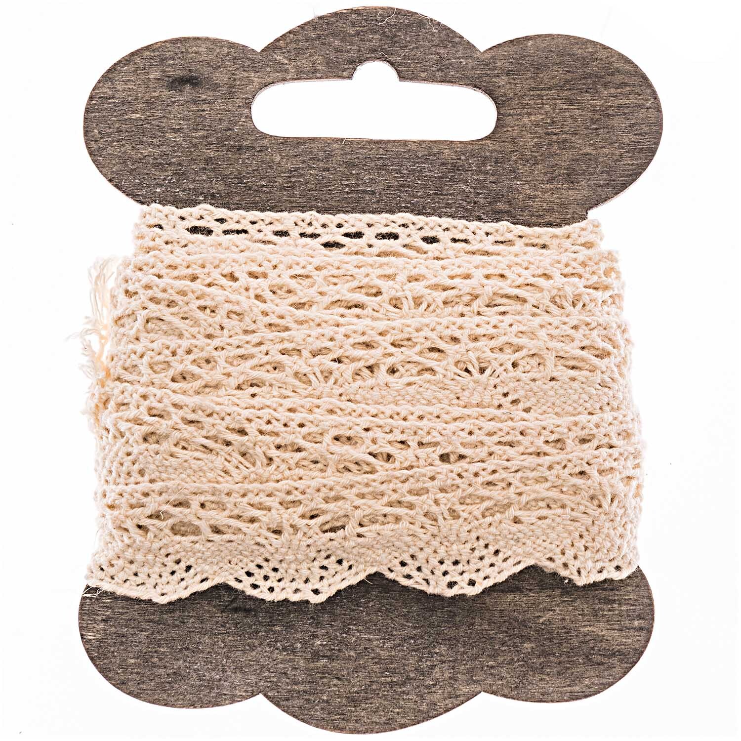 Häkelkante Spitze creme 2cm 3m von idee. Creativmarkt 