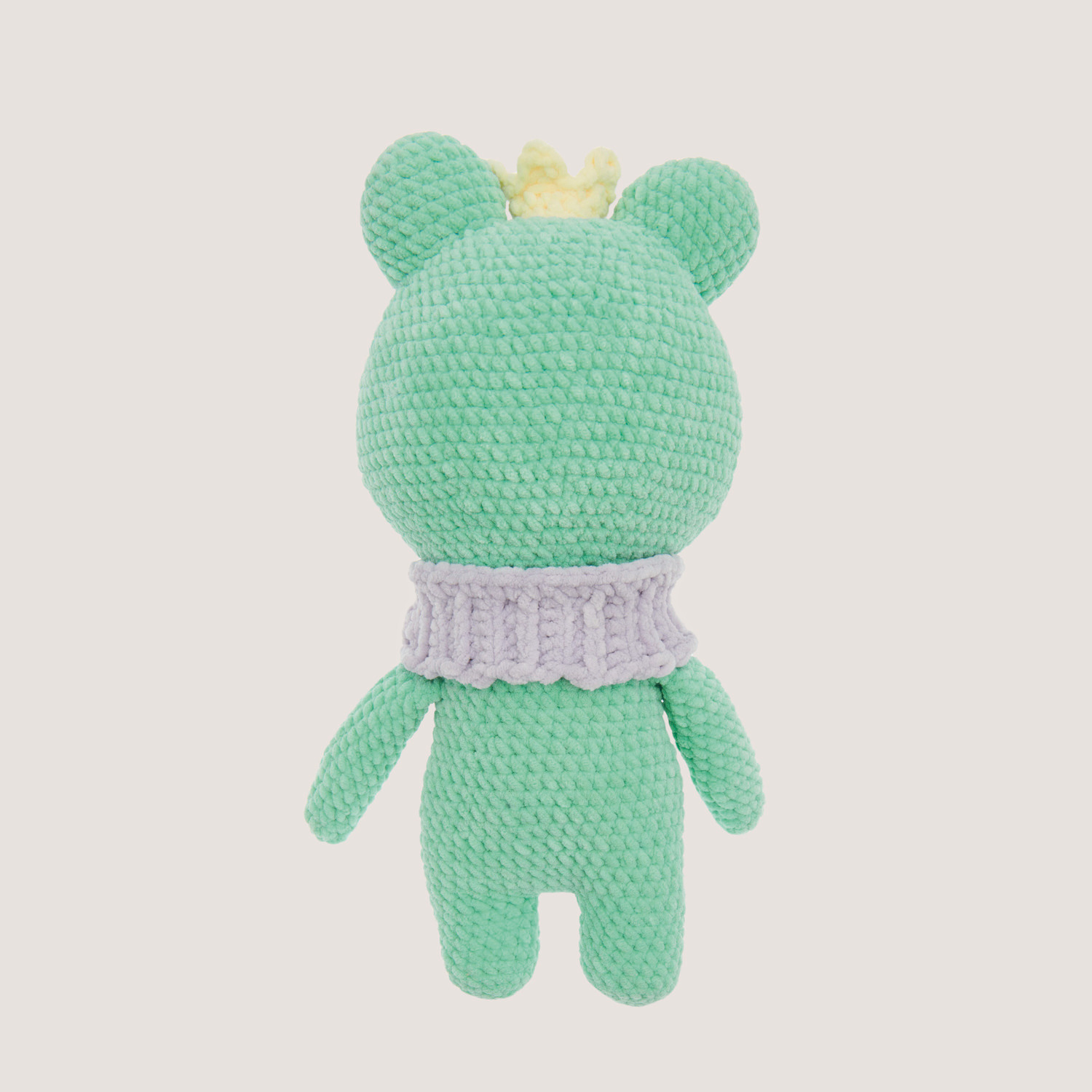Häkelset Cute Crowned Frog Modell 05 aus Chenillove Big Cuties von Rico Design