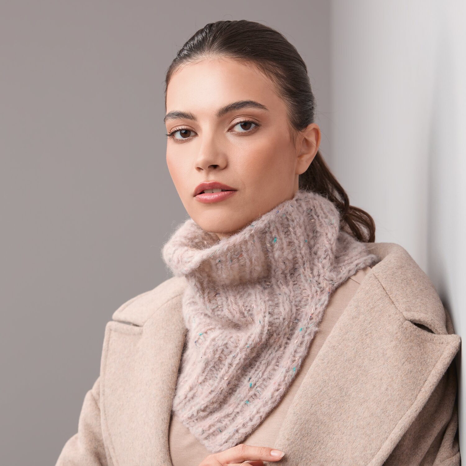 Strickset Kragen Modell 05b aus Die Neue Masche No. 10 von Rico Design