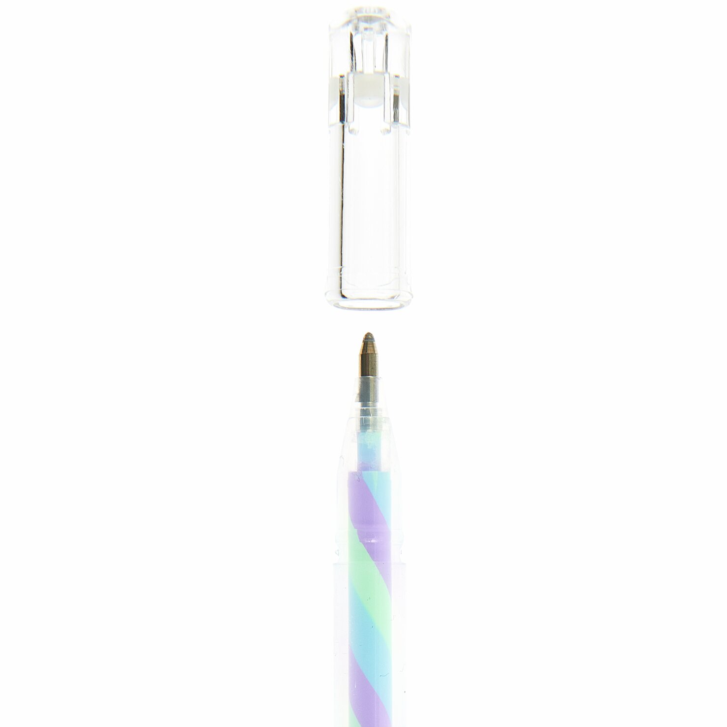 Gelstift Neon-Twist mit 0,8mm Spitze in Grün, Blau und Lila. Ideal für kreative Projekte.