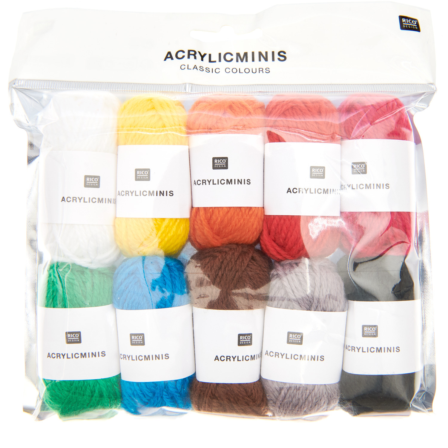 Minis classic Polyacryl 10x10g von Rico Design