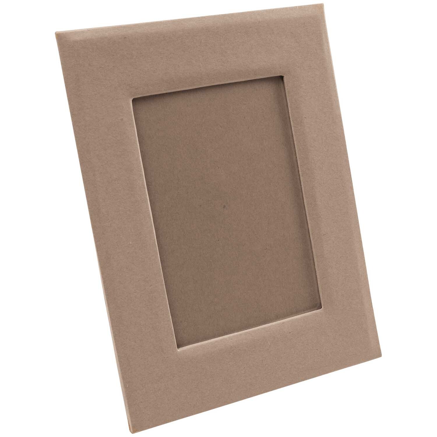 Bilderrahmen 20x14,5cm von Rico Design in Braun, ideal zur Präsentation von Fotos oder Kunstwerken.