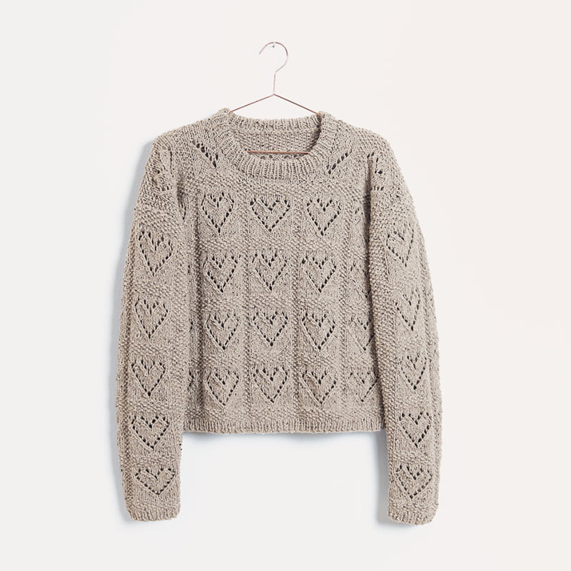 Gestrickter Damenpullover: Modell 06 aus dem Heft Trachten Special I mog di