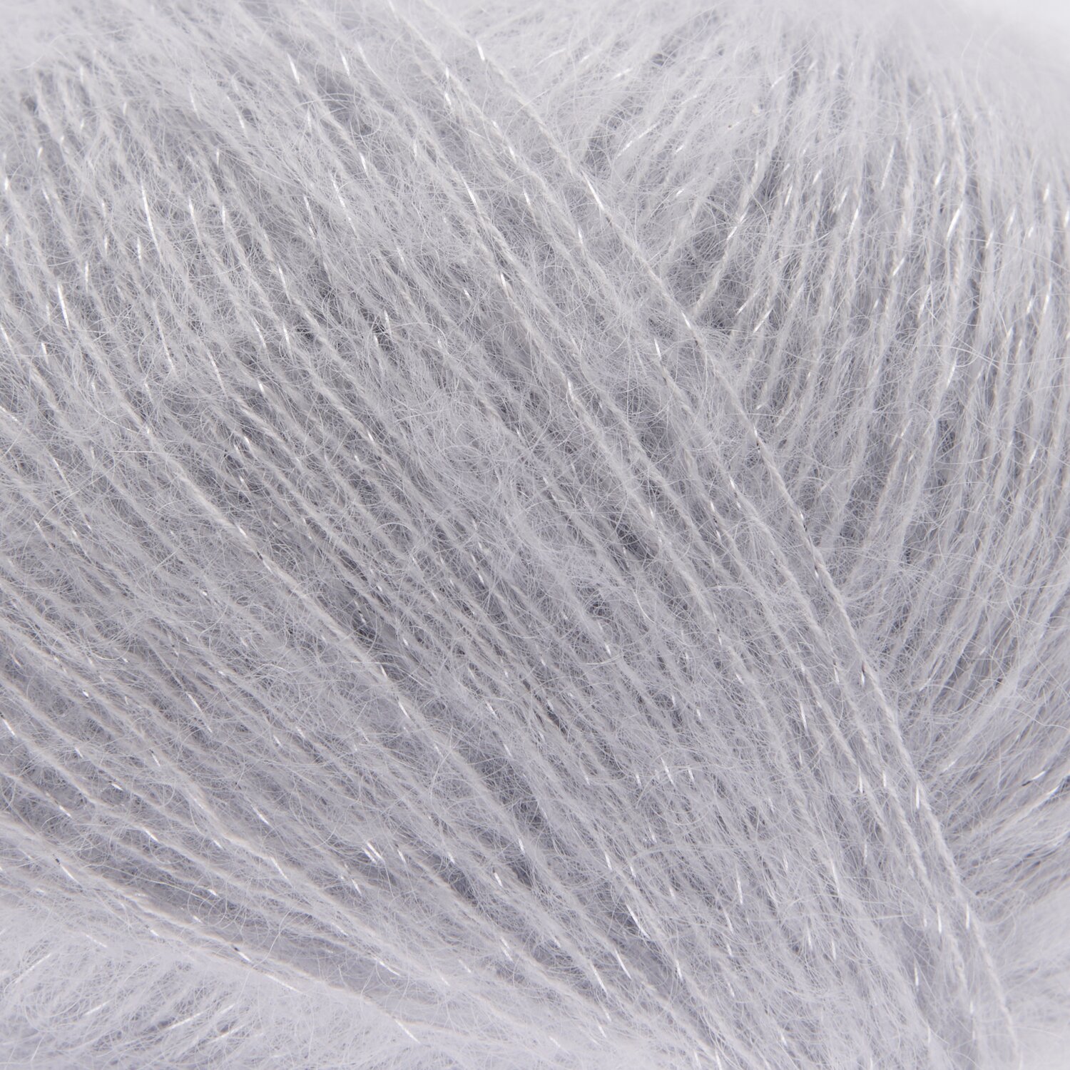 Essentials Super Kid Mohair Loves Silk Glamorous Glitter, weiches Garn in Lavendel, 25g 190m, ideal für elegante Strickprojekte.