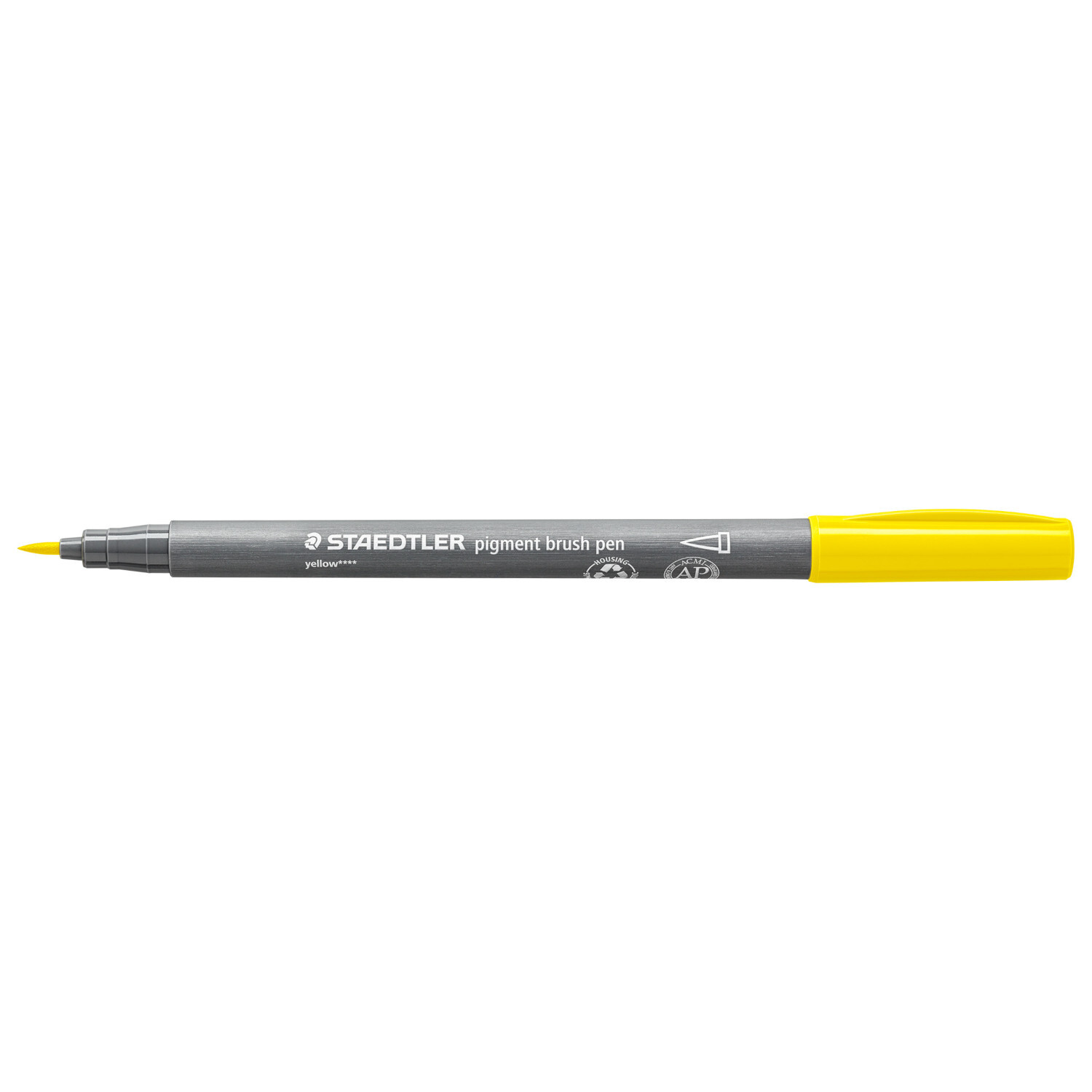 Pigment Brush Pen Farbe Gelb von STAEDTLER