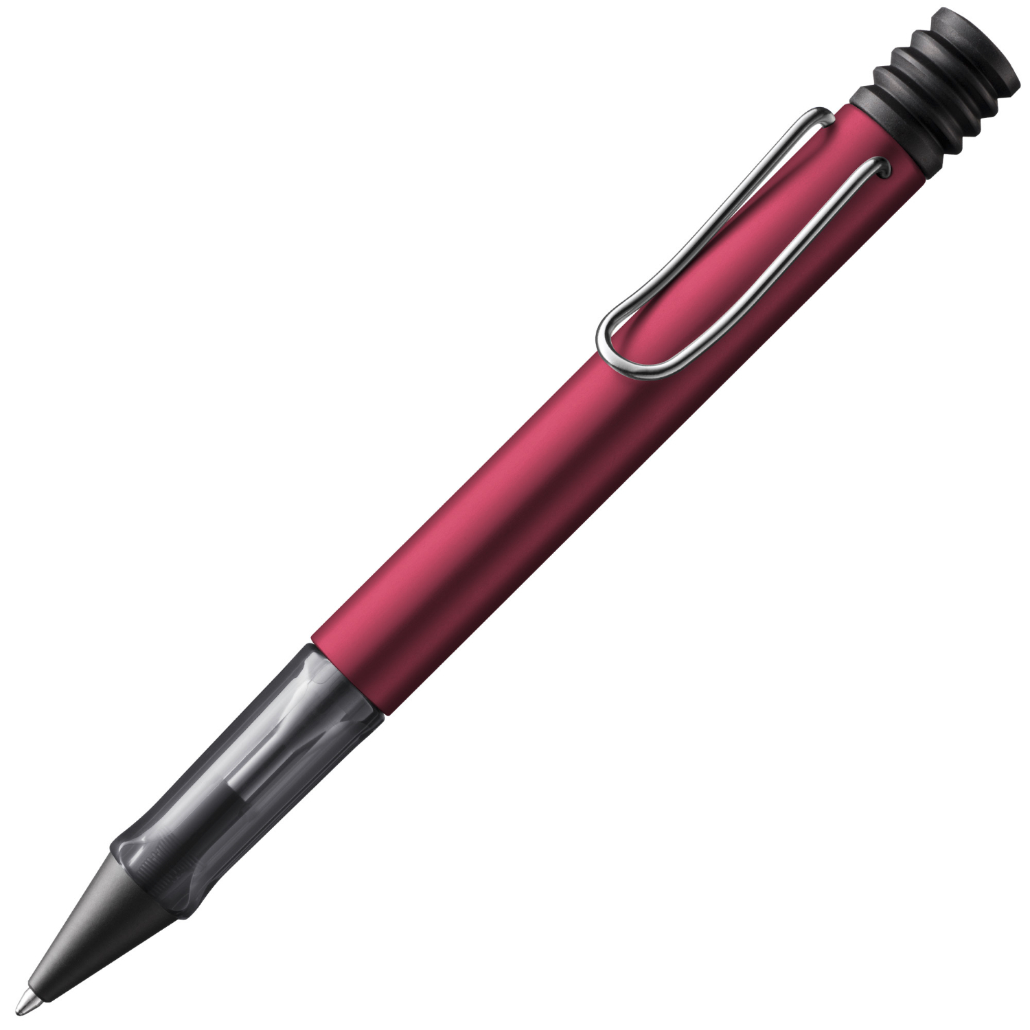 Lamy AL-star Kugelschreiber in Black Purple mit elegantem Design und silbernem Clip. Ideal für stilvolles Schreiben.
