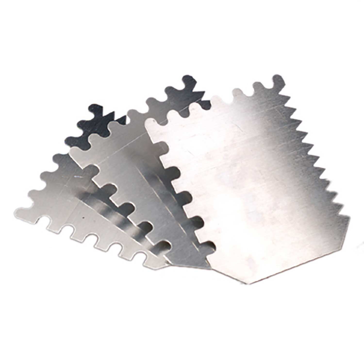 Effektspachtel 60x70mm 2 Stück in Silber von efco, ideal für kreative Oberflächengestaltung.