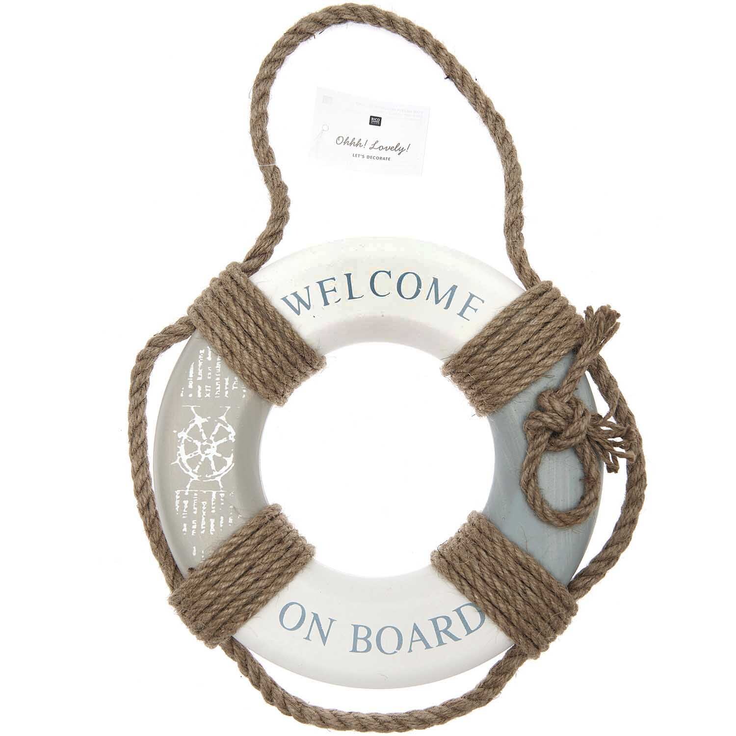 Holzhänger Rettungsring 21,5cm von Rico Design