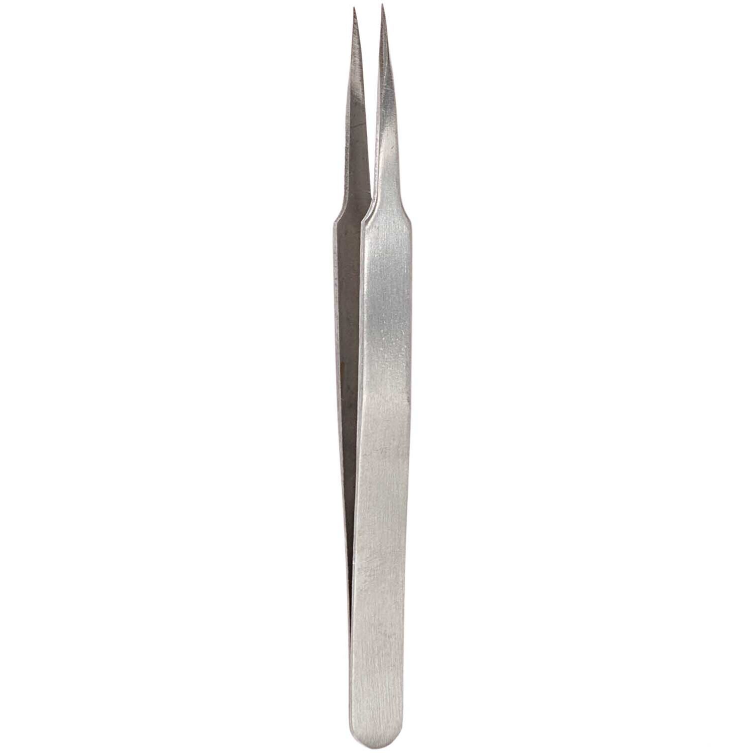 Pinzette 11,5cm von Rico Design in elegantem Silber, ideal für präzise Arbeiten und Kosmetik.