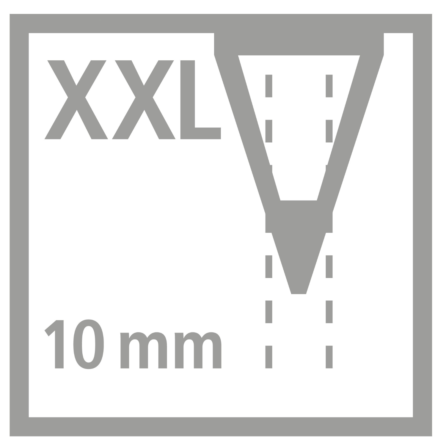 Stabilo woody 3 in 1: XXL-Spitze mit 10 mm Durchmesser, ideal für kräftige Linien im 15er Set.