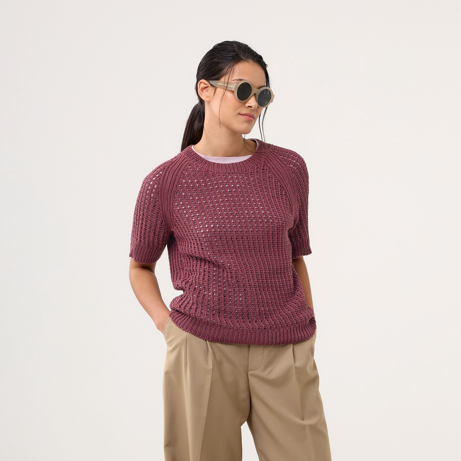 Strickset Shirt Modell 12 lang aus Die Neue Masche Nr. 9 von idee. Creativmarkt
