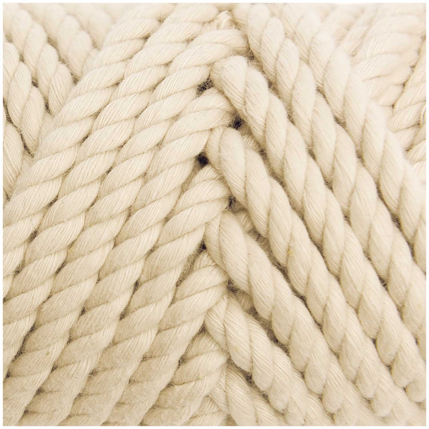 Creative Cotton Cord Makramee-Garn 130g 25m Farbe Natur von Rico Design