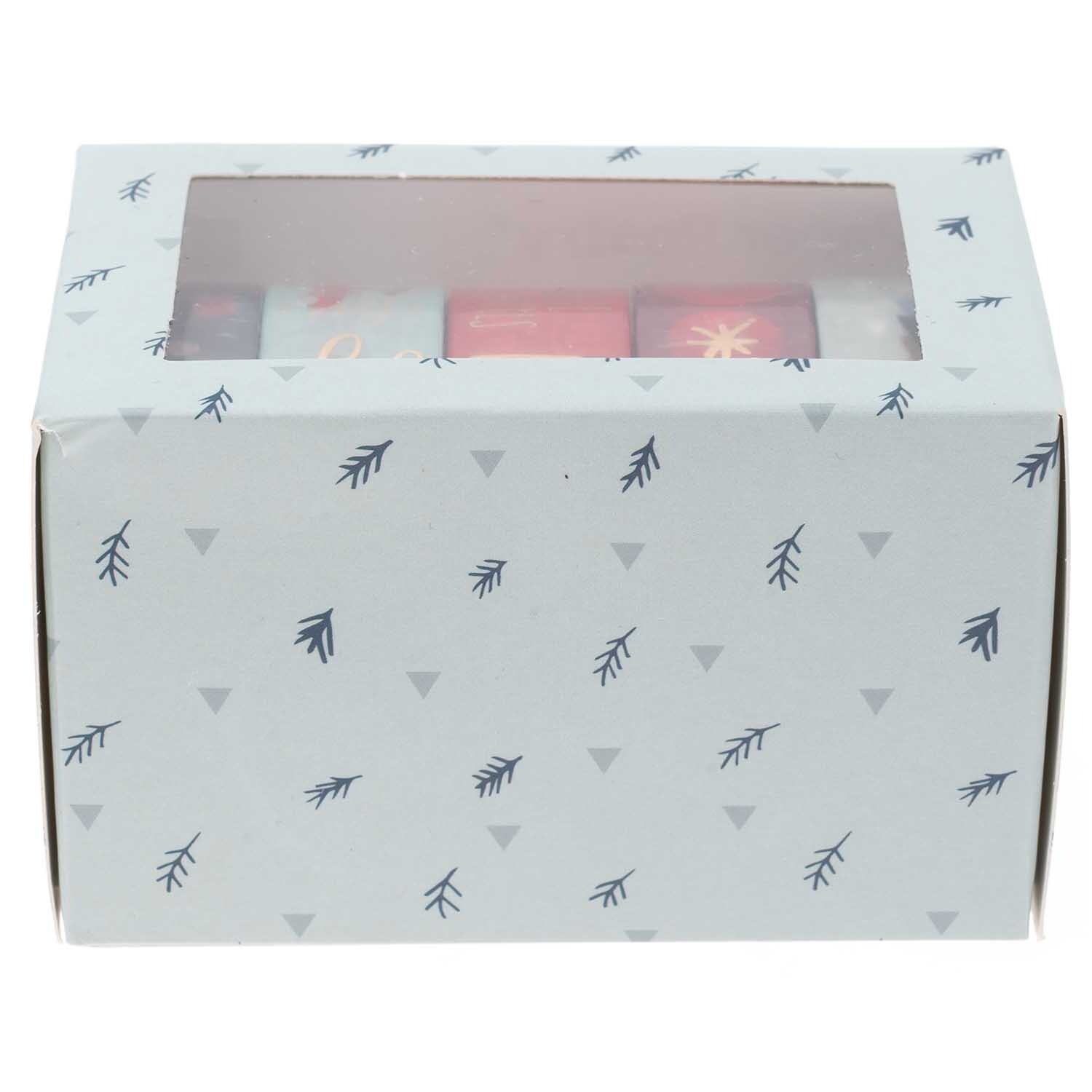 Paper Poetry Tape Set Jolly Christmas Classic, 5-teilig, in dekorativer Verpackung mit festlichen Motiven. Ideal für kreative Weihnachtsprojekte.