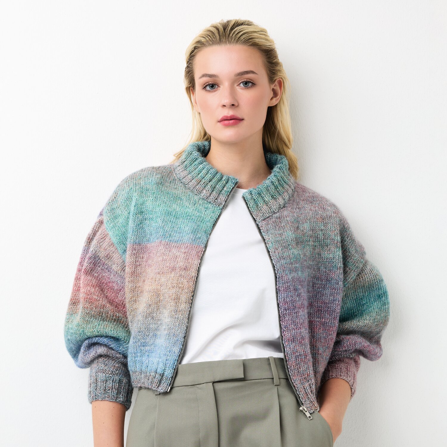 Strickset Jacke Modell 12 aus Die Neue Masche No. 12 von idee. Creativmarkt