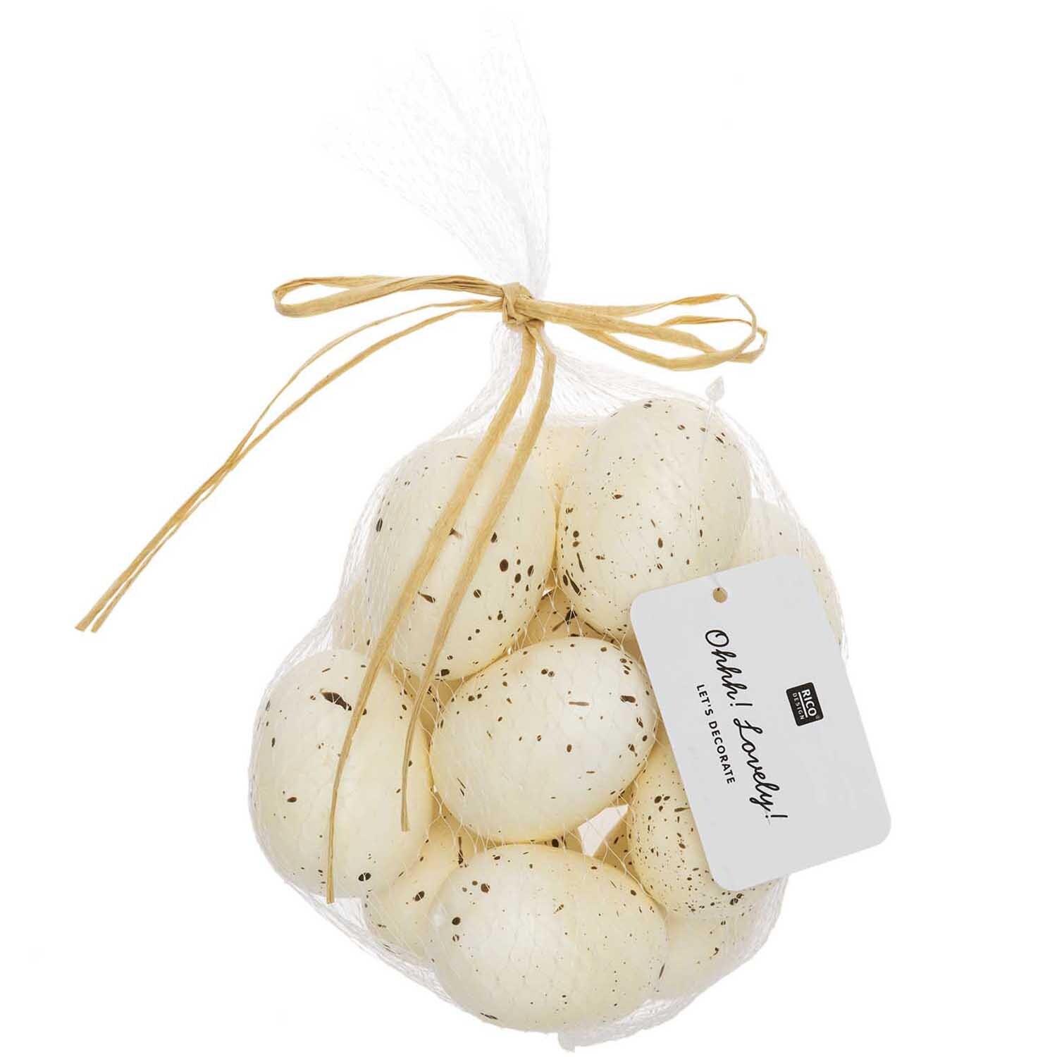 Eier im Netz 5cm 12 Stück von Rico Design