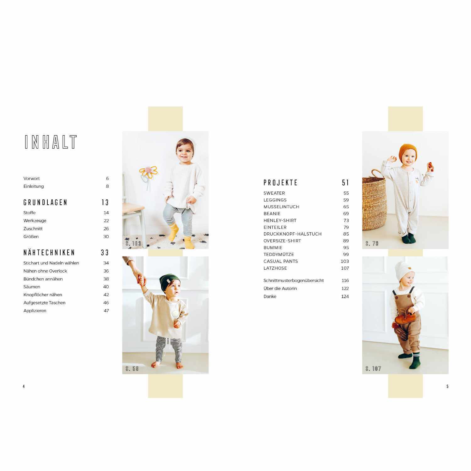 HEJLENKI - Nähen für Babys und Kleinkinder: Zwei Seiten mit Projekten und Techniken für Kinderkleidung, präsentiert von EMF.