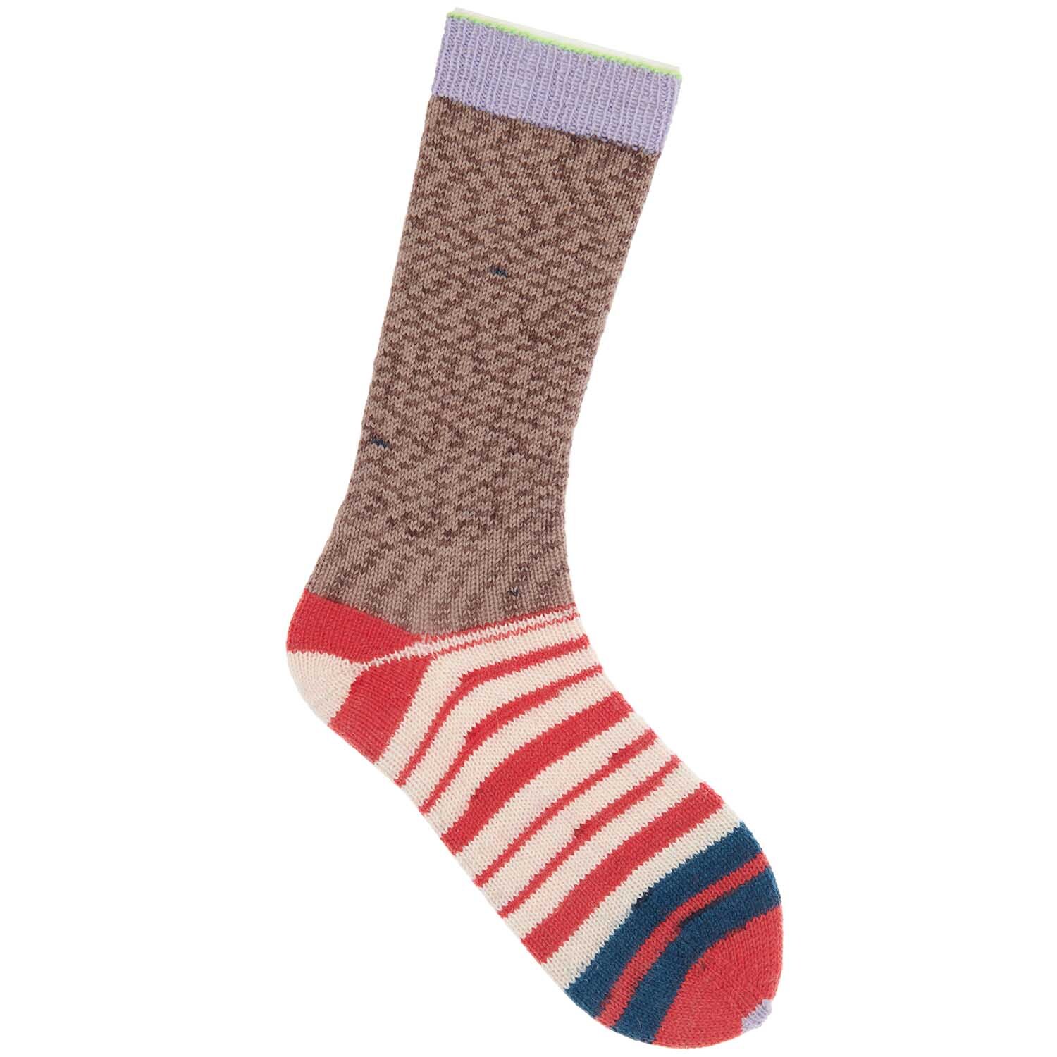 Superba Hottest Socks ever! 4fädig: Bunte Socke mit Blockstreifen, hergestellt von Rico Design, ideal für modische Akzente.