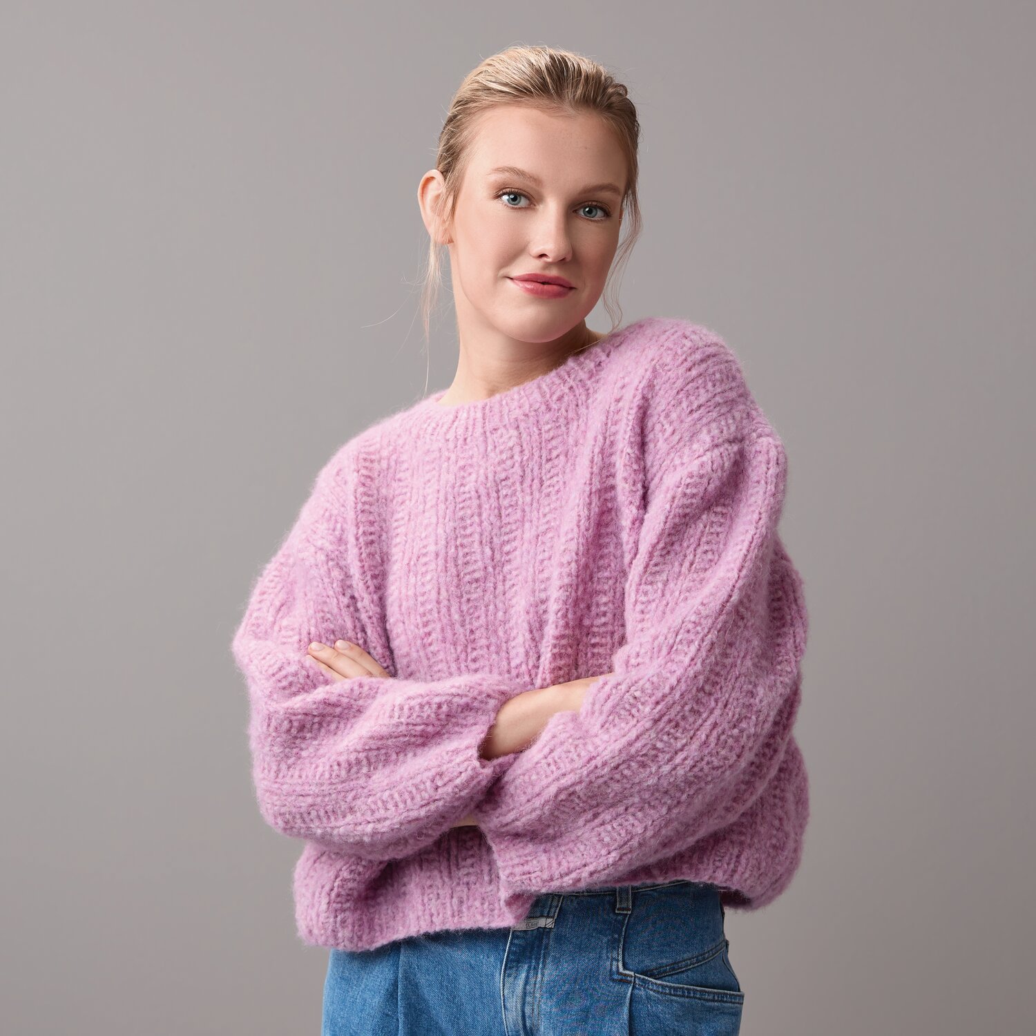 Strickset Pullover Modell 21 aus Die Neue Masche No. 10 von Rico Design