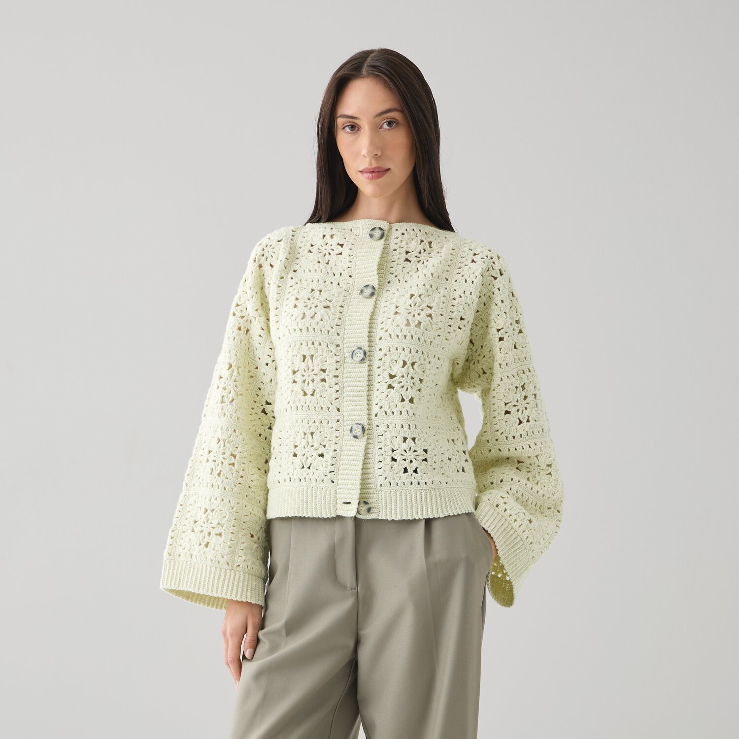 Häkelset Jacke Modell 01b aus Die Neue Masche No. 15 von idee. Creativmarkt