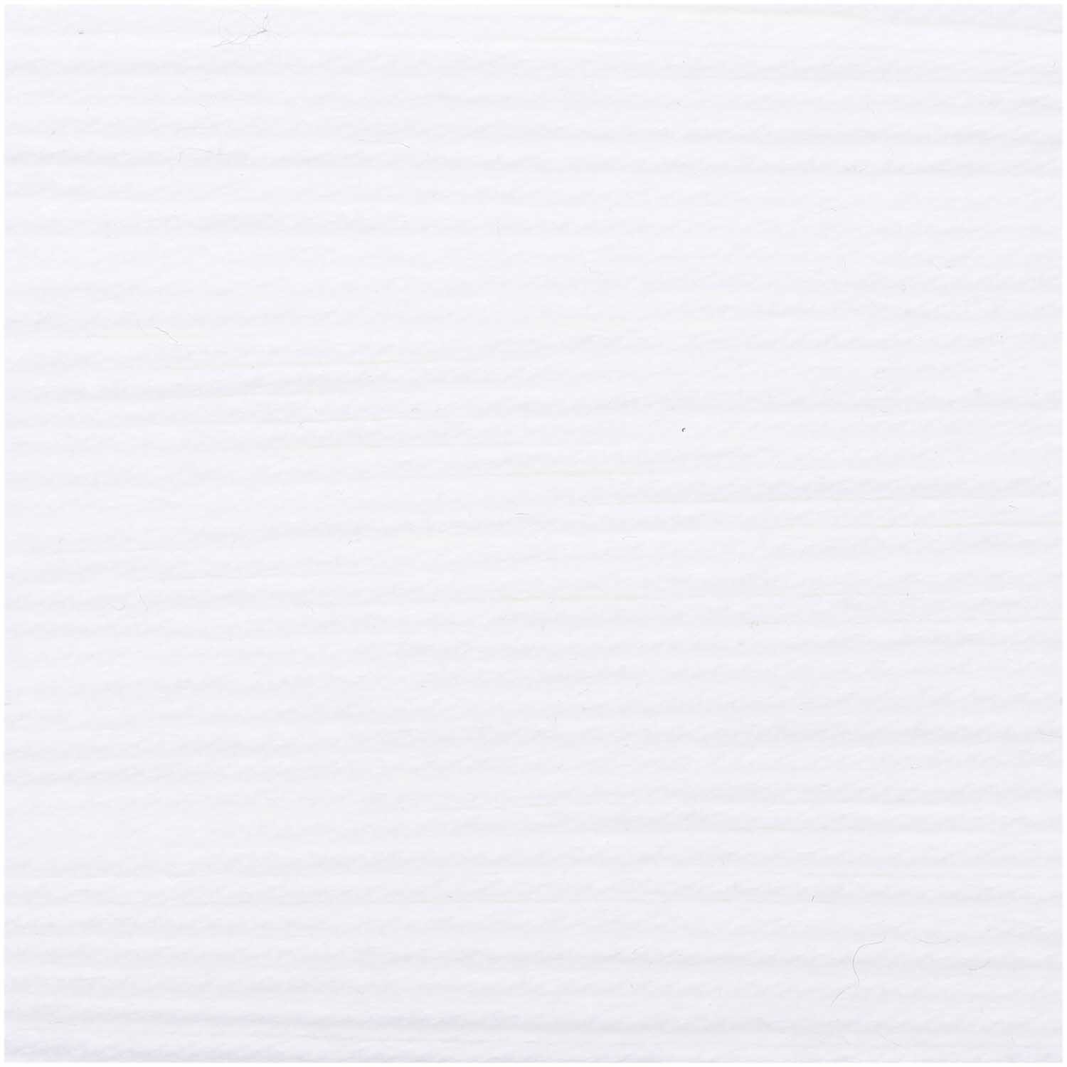 Rico Baby Dream dk uni - A Luxury Touch: Weiches, weißes Garn von Rico Design, ideal für Babyprojekte, 50g Knäuel mit 115m Länge.