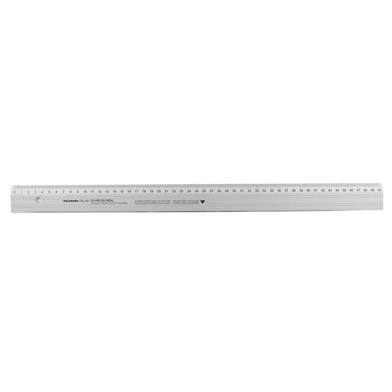 Schneidelineal Aluminium 50cm von RUMOLD & ECOBRA