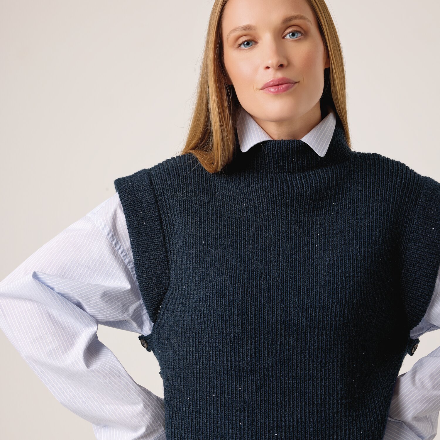 Strickset Pullunder Modell 30 aus Die Neue Masche No. 13 von idee. Creativmarkt