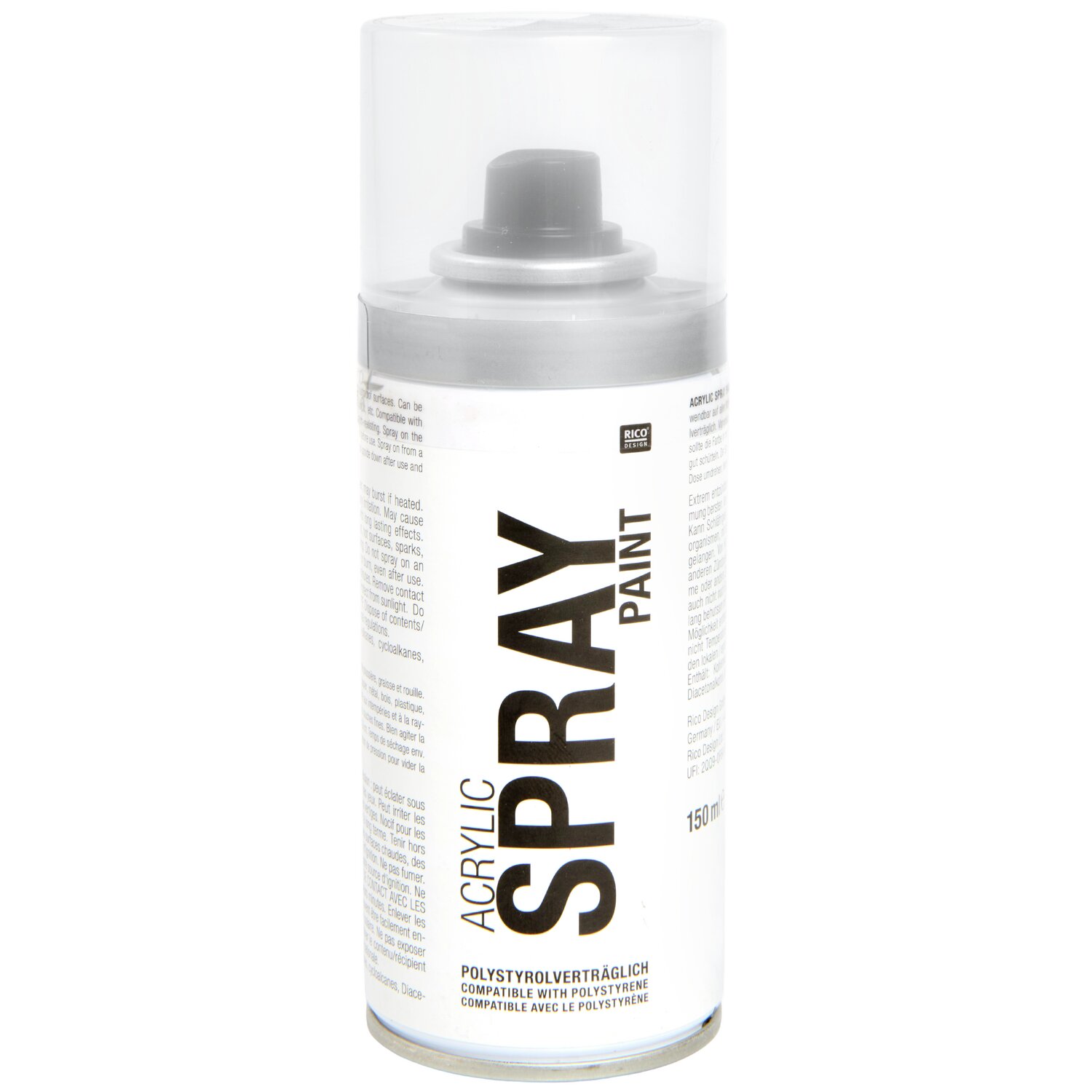 Spray Paint 150ml Farbe Silber von Rico Design