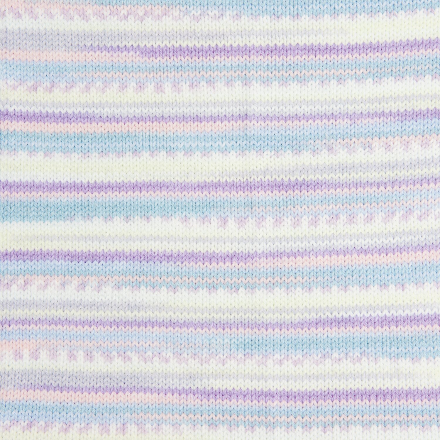 Rico Baby Dream dk A Luxury Touch: Weiches Garn im Pastell Mix mit Streifenmuster, ideal für Babyprojekte.