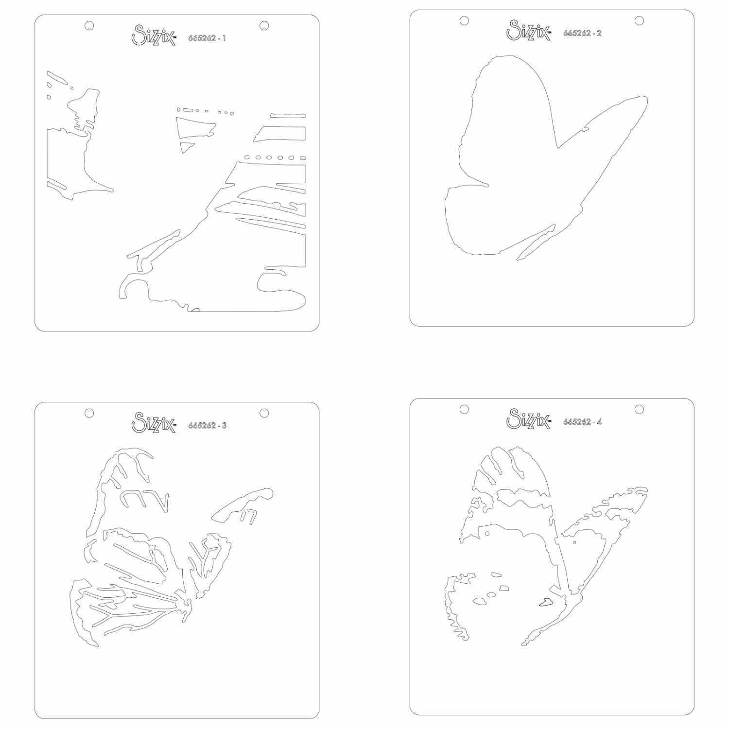 Layered Stencils Butterfly by Olivia Rose von idee. Creativmarkt