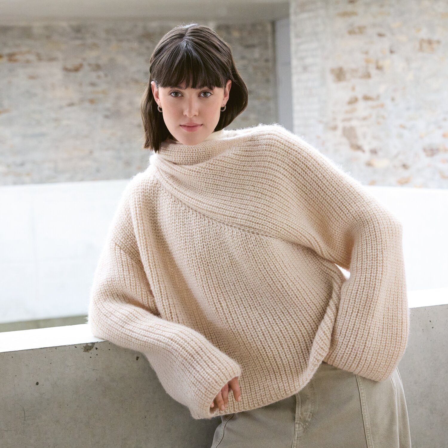 Strickset Pullover Modell 01 aus Luxury Knits - Premium Natural Fibres von Rico Design
