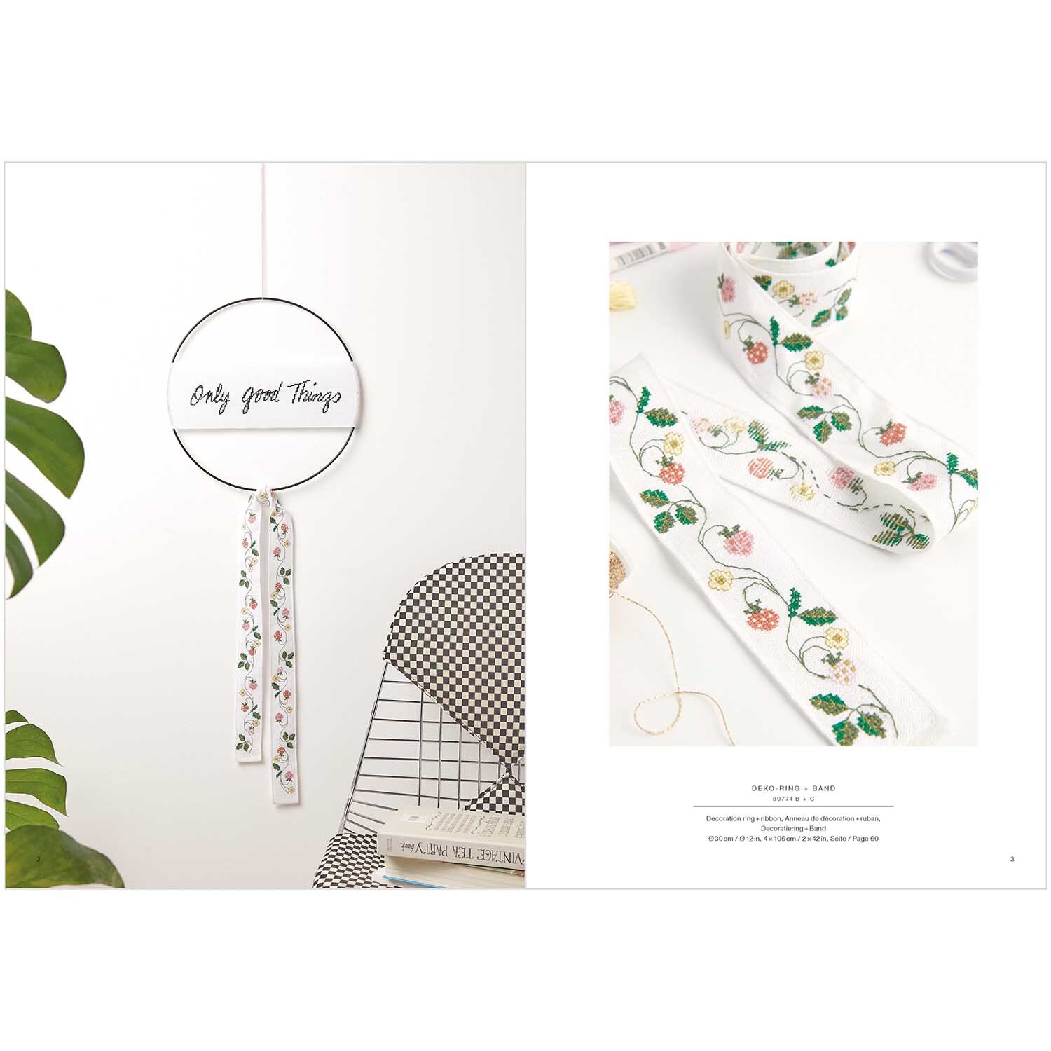 Stickbuch Just Bees + Fruits + Flowers  181 von Rico Design