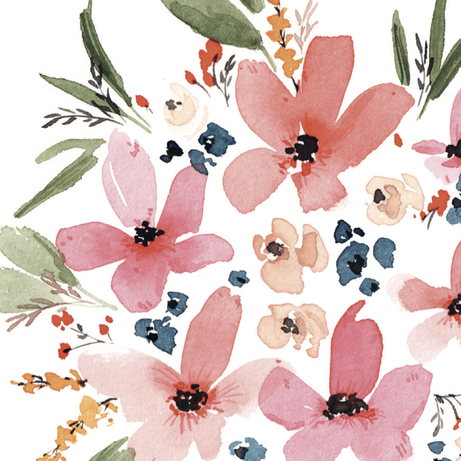 Anleitung Floral Watercoloring mit May & Berry von idee. Creativmarkt 