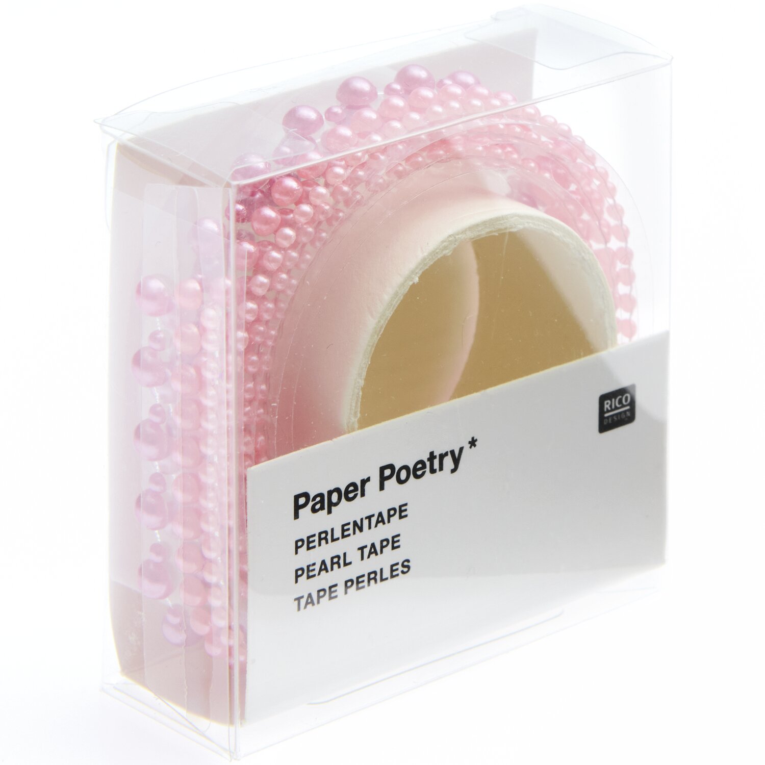 Paper Poetry Perlentape Rosé 1,9x50cm von Rico Design