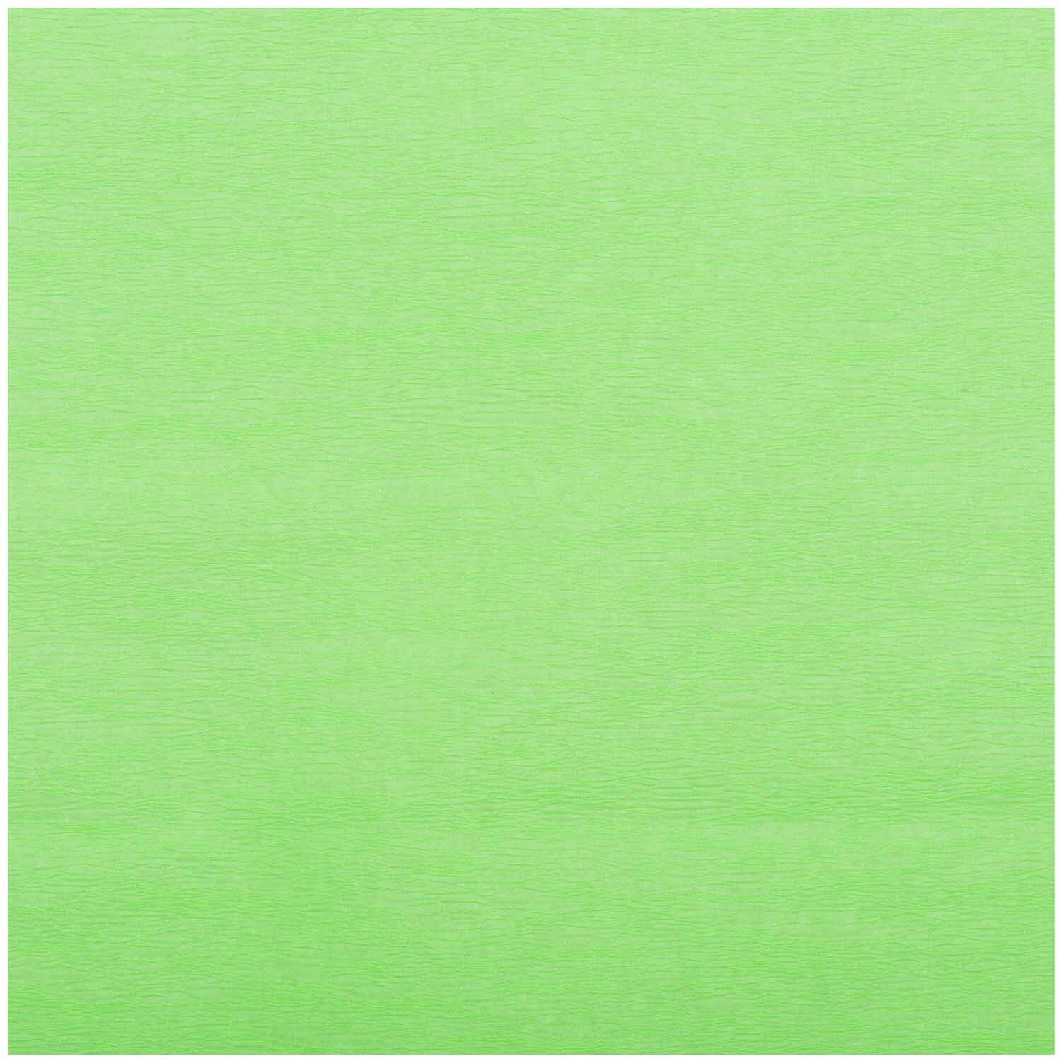 Krepp-Papier 50x250cm von Rico Design in leuchtendem Neongrün, ideal für kreative Bastelprojekte.