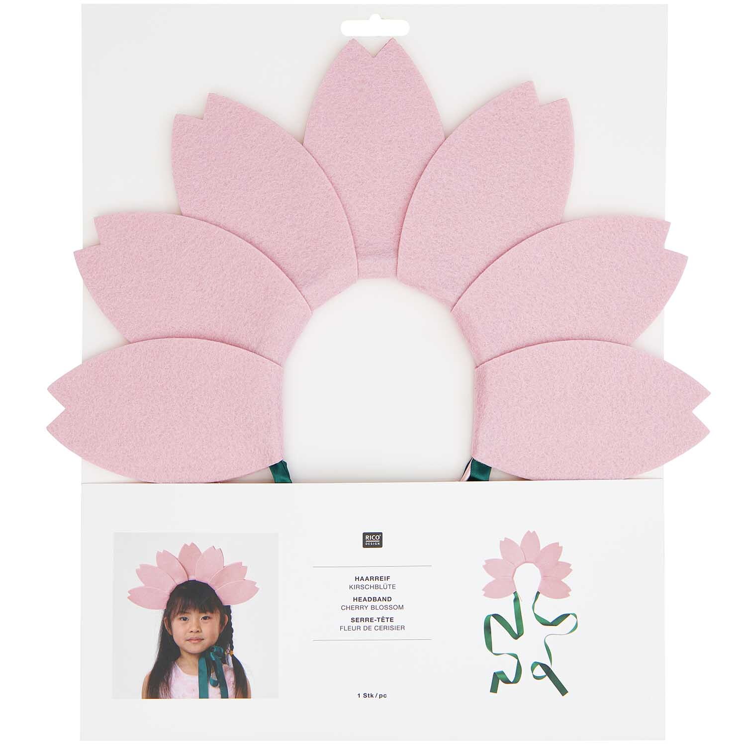 Haarreif Kirschblüte 34x26cm von Rico Design