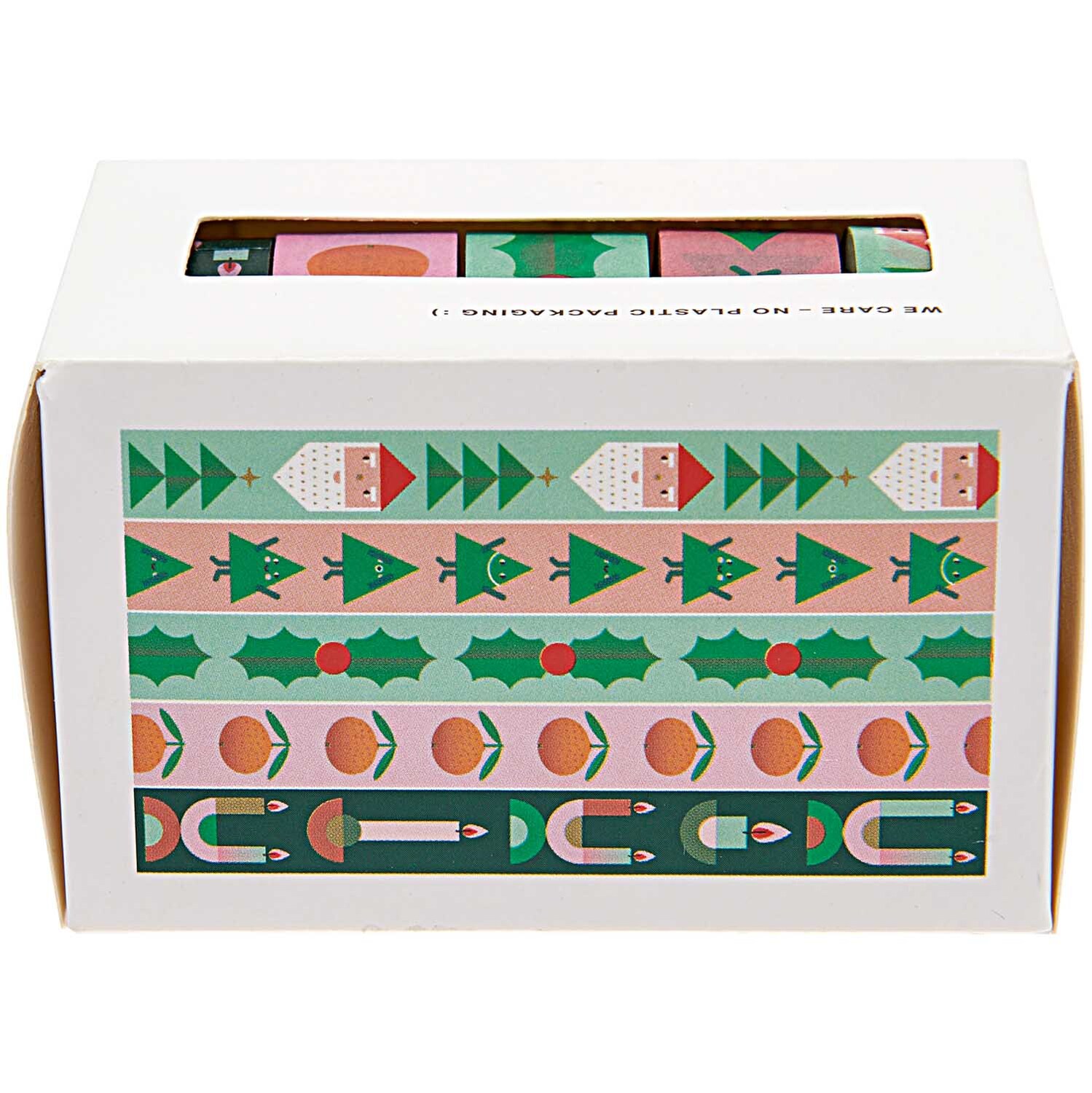 Paper Poetry Tape Set Merry Christmas, 5-teilig. Bunte Designs mit Weihnachtsmotiven in einer dekorativen Verpackung.